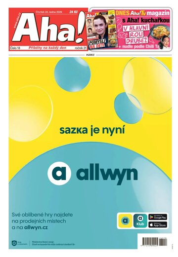 Obálka e-magazínu AHA! 22.1.2026