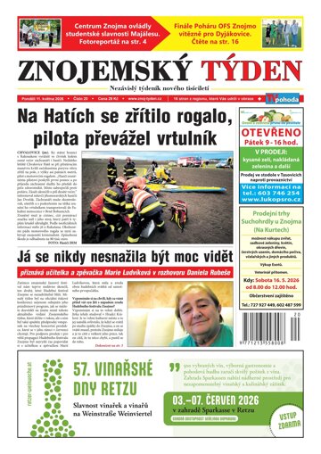 Obálka e-magazínu Znojemský týden 20/2026