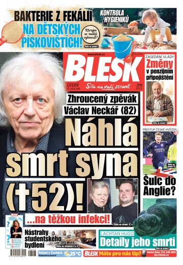 Obálka e-magazínu Blesk 25.8.2026