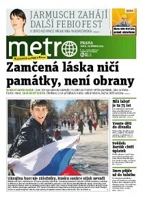 Obálka e-magazínu deník METRO 18.3.2014