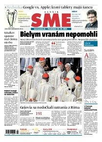 Obálka e-magazínu SME 20.10.2014
