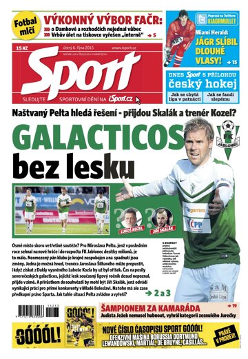 Obálka e-magazínu Sport 6.10.2015