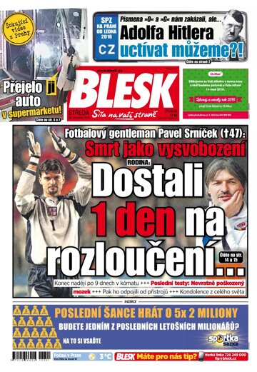 Obálka e-magazínu Blesk 30.12.2015