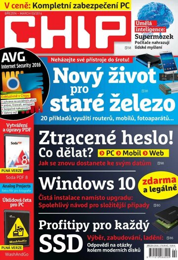 Obálka e-magazínu CHIP 3/2016