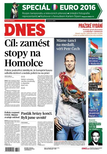 Obálka e-magazínu MF Dnes 9.6.2016