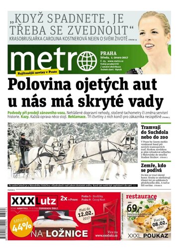 Obálka e-magazínu deník METRO 1.2.2017