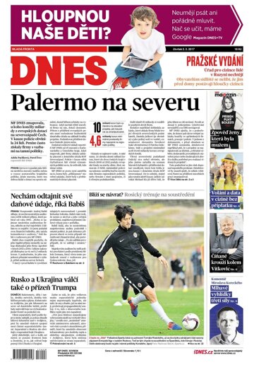 Obálka e-magazínu MF Dnes 2.2.2017