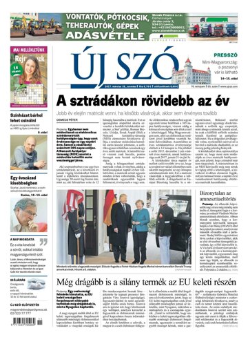 Obálka e-magazínu Új Szó 18.3.2017