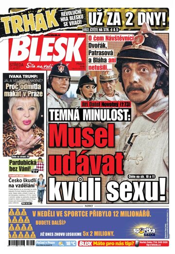 Obálka e-magazínu Blesk 13.9.2017