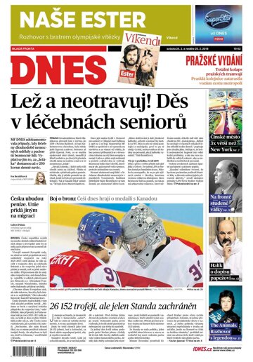 Obálka e-magazínu MF Dnes 24.2.2018