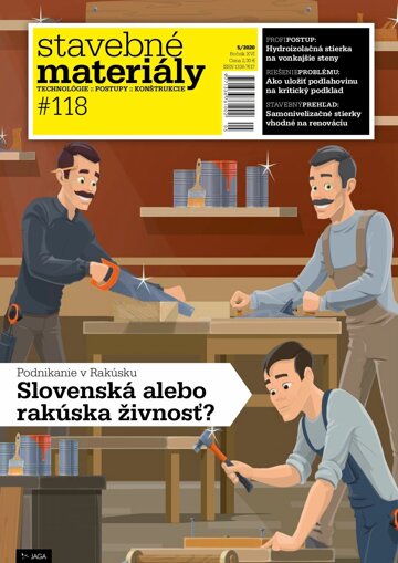 Obálka e-magazínu Stavebné materiály 5/2020