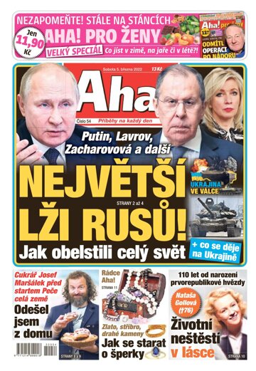 Obálka e-magazínu AHA! 5.3.2022