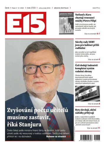 Obálka e-magazínu E15 2.12.2022