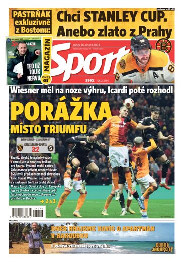 Obálka e-magazínu Sport 16.2.2024