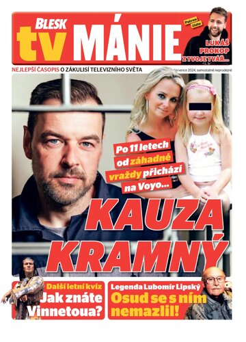 Obálka e-magazínu Blesk Tv manie 13.7.2024