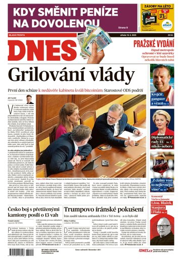 Obálka e-magazínu MF Dnes 18.6.2025
