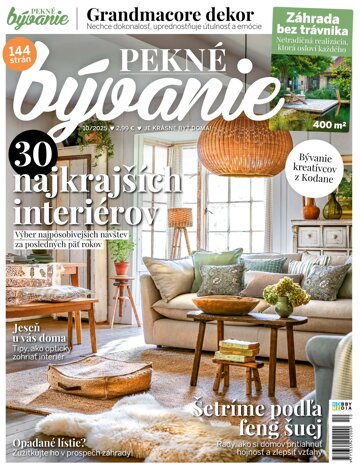 Obálka e-magazínu Pekné bývanie 10/2025