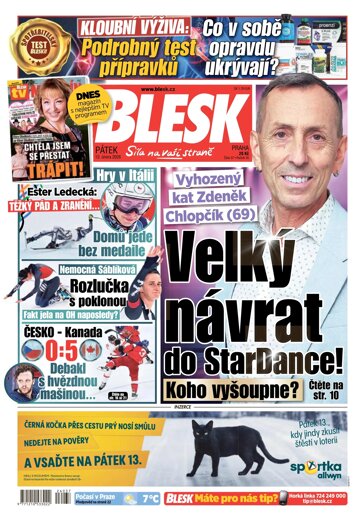 Obálka e-magazínu Blesk 13.2.2026