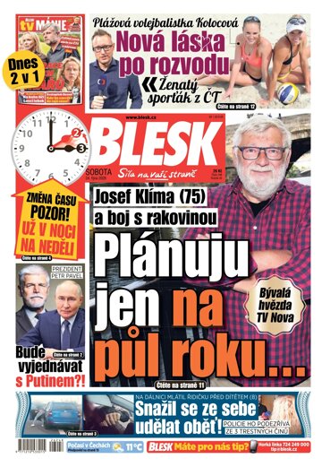 Obálka e-magazínu Blesk 24.10.2026
