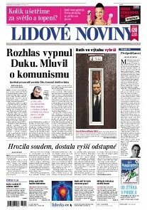Obálka e-magazínu Lidové noviny 23.10.2013