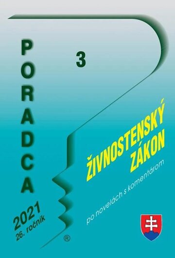 Obálka knihy Poradca 3/2021 – Živnostenský zákon