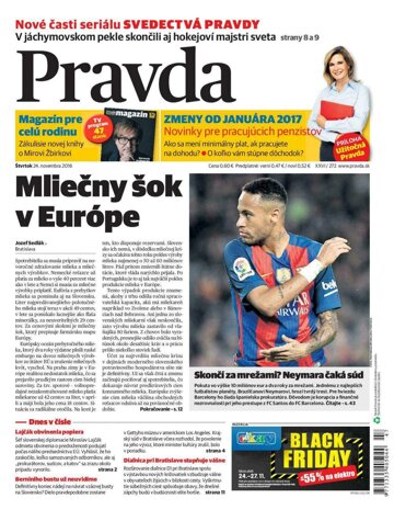 Obálka e-magazínu Pravda 24.11.2016