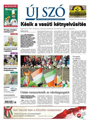 Obálka e-magazínu Új Szó 15.3.2017