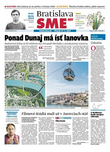 Obálka e-magazínu SME MY Bratislava 17/3/2017
