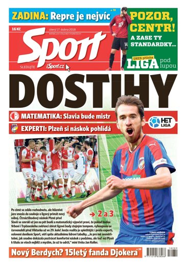 Obálka e-magazínu Sport 17.4.2018