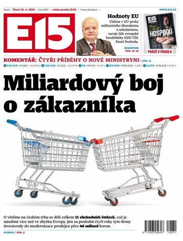 Obálka e-magazínu E15 23.4.2019