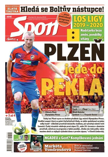 Obálka e-magazínu Sport 20.6.2019