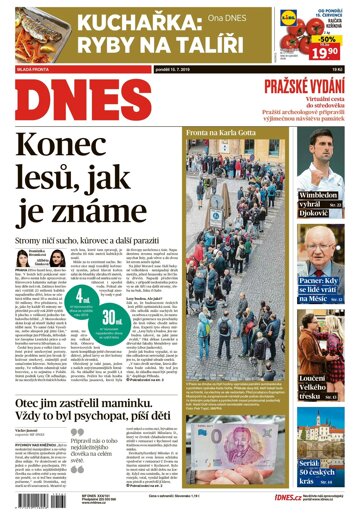 Obálka e-magazínu MF Dnes 15.7.2019