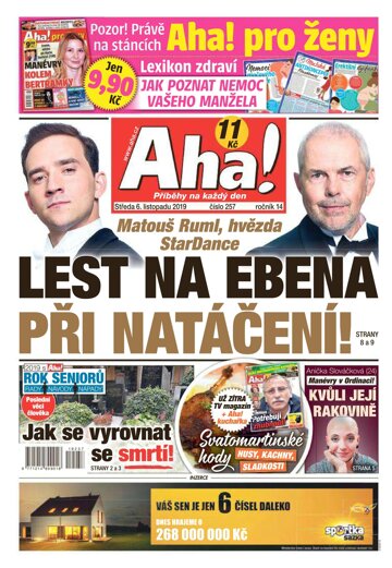 Obálka e-magazínu AHA! 6.11.2019