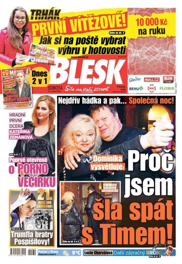 Obálka e-magazínu Blesk 15.2.2020