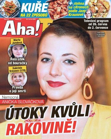 Obálka e-magazínu AHA! Tv - 25.6.2020