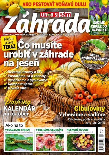 Obálka e-magazínu Záhrada 2020 07