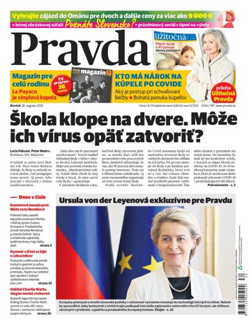 Obálka e-magazínu Pravda 26. 8. 2021