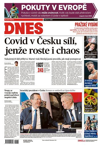 Obálka e-magazínu MF Dnes 12.7.2022