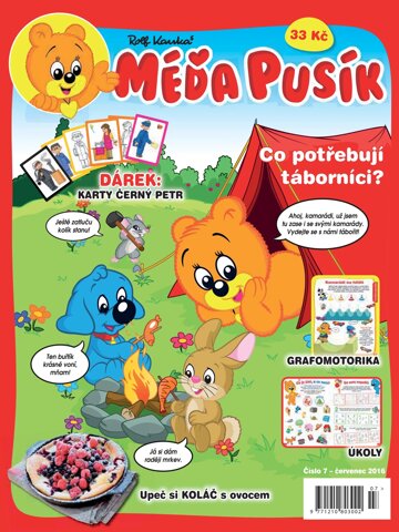 Obálka e-magazínu Méďa Pusík 7/2016