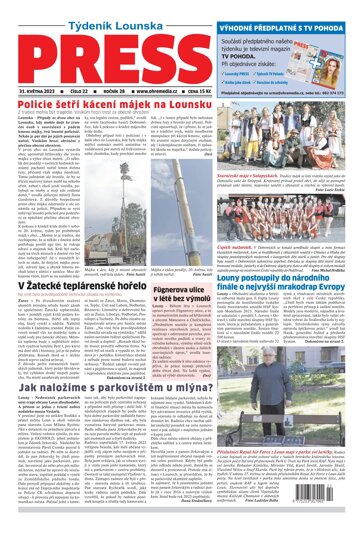 Obálka e-magazínu Lounský press 22/23