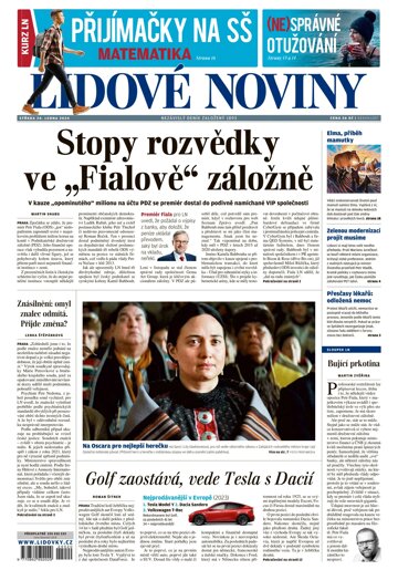 Obálka e-magazínu Lidové noviny 24.1.2024