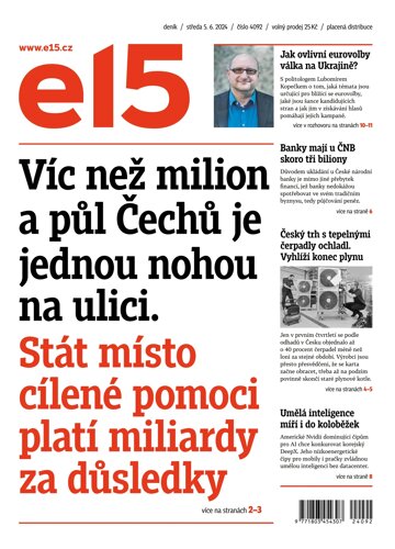 Obálka e-magazínu E15 5.6.2024