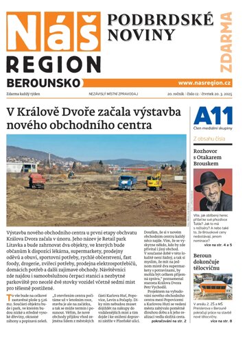 Obálka e-magazínu Náš Region - Berounsko 12/2025