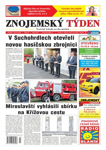 Obálka e-magazínu Znojemský týden 23/2025