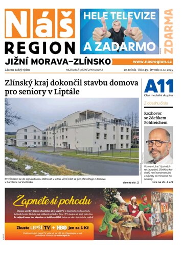 Obálka e-magazínu Náš Region - Jižní Morava/Zlínsko 49/2025