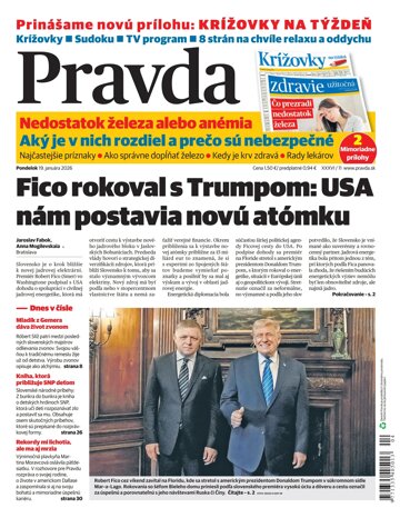 Obálka e-magazínu Pravda 19. 1. 2026