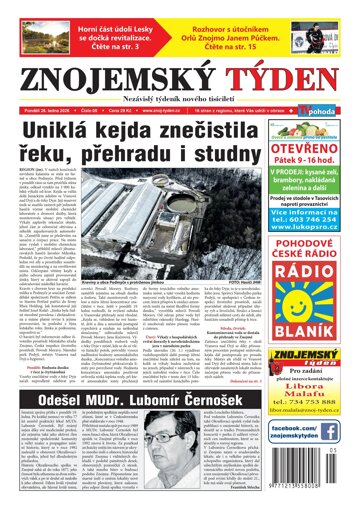 Obálka e-magazínu Znojemský týden 5/2026