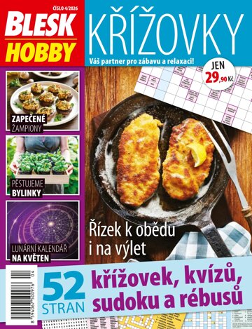 Obálka e-magazínu Blesk Hobby KŘÍŽOVKY 4/2026