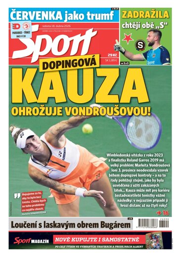 Obálka e-magazínu Sport 18.4.2026