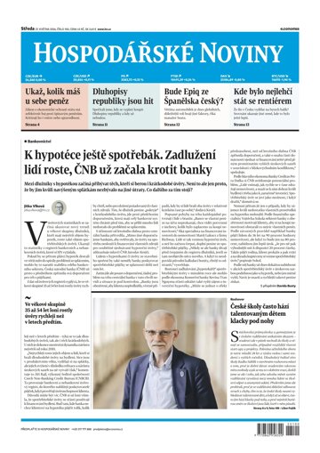 Obálka e-magazínu Hospodářské noviny 100 - 27.5.2026